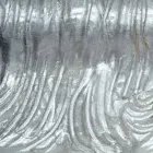 Pasqyrë mur argjendi, druri ari modern, prodhuar në Itali Teodoro Viadurini