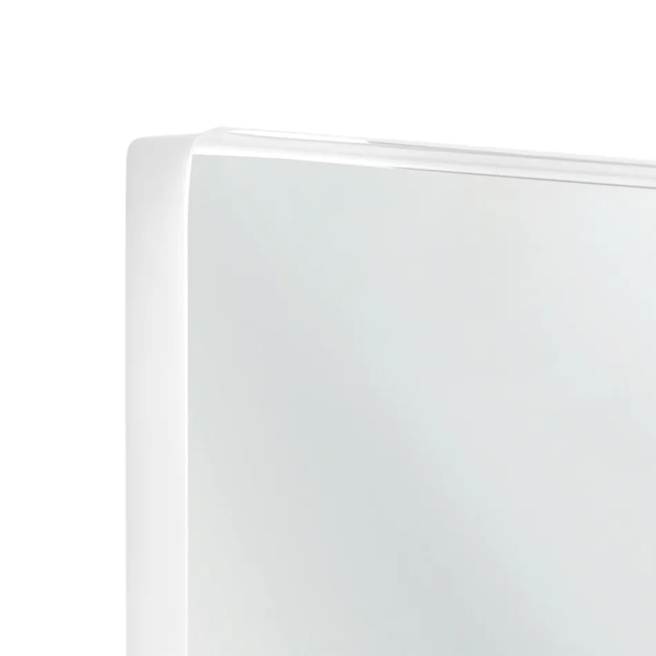 Pasqyrë muri me kornizë rafti me pleksiglas me ngjyra - Orvieto Viadurini