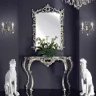 Pasqyrë muri, tastierë druri dhe piano të punuar me dorë në Itali Giacomo Viadurini