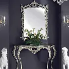 Pasqyrë muri, tastierë druri dhe piano të punuar me dorë në Itali Giacomo Viadurini