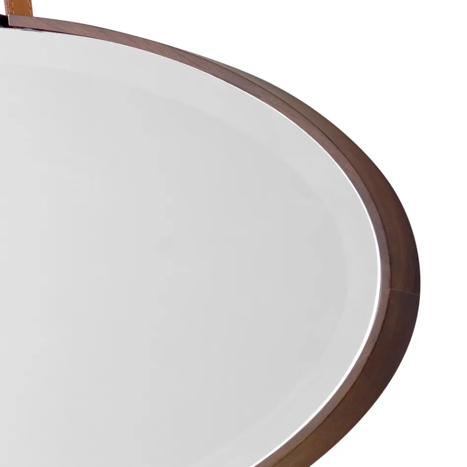 Pasqyrë e murit / dyshemesë në dru të ngurtë Grilli York e bërë në Itali Viadurini