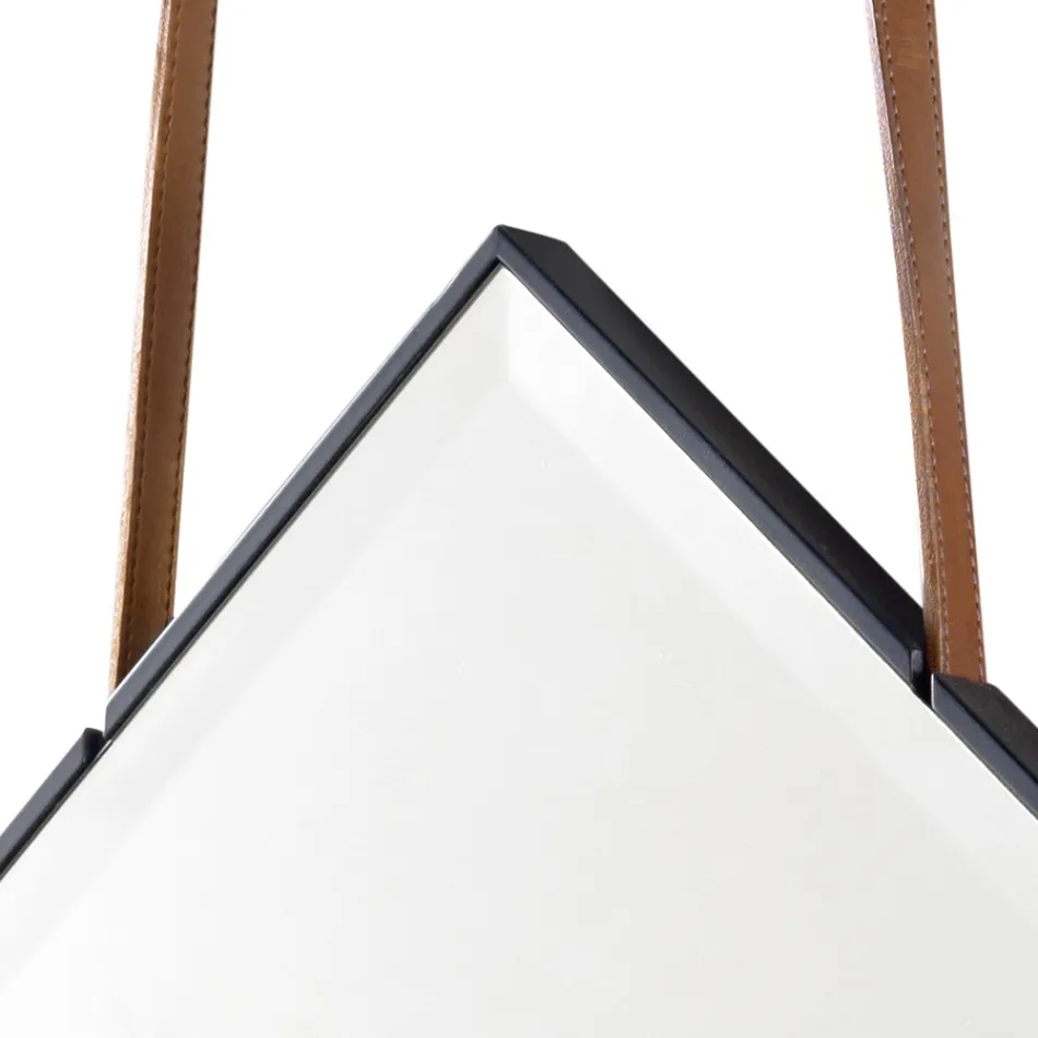 Pasqyrë e murit / dyshemesë në dru të ngurtë Grilli York e bërë në Itali Viadurini