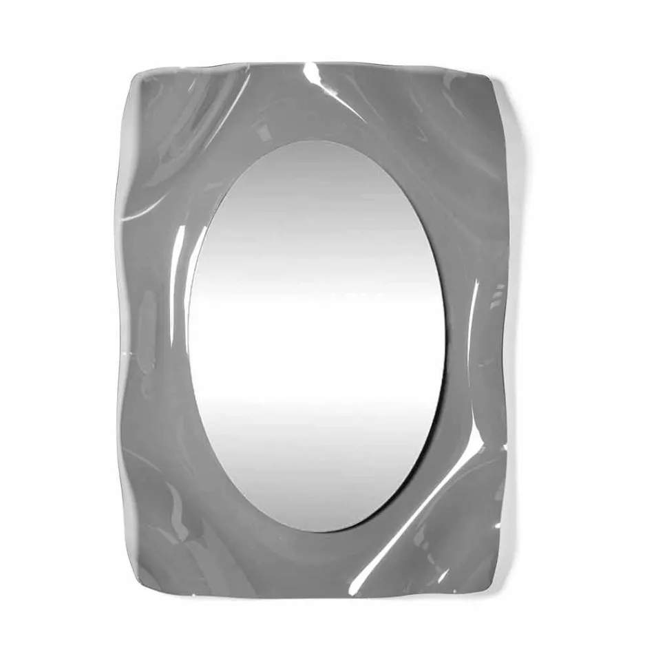 Pasqyrë murale e varur nga tymi bashkëkohor Diva e bërë në Itali Viadurini