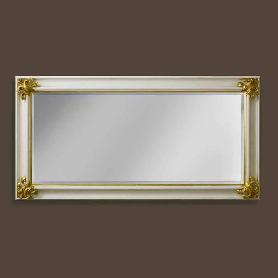 Pasqyrë moderne prej druri të punuar me dorë të bërë në Itali Stefano Viadurini