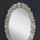 Pasqyrë mur moderne prej druri bredhi pasqyrë e bërë në Itali Filippo Viadurini