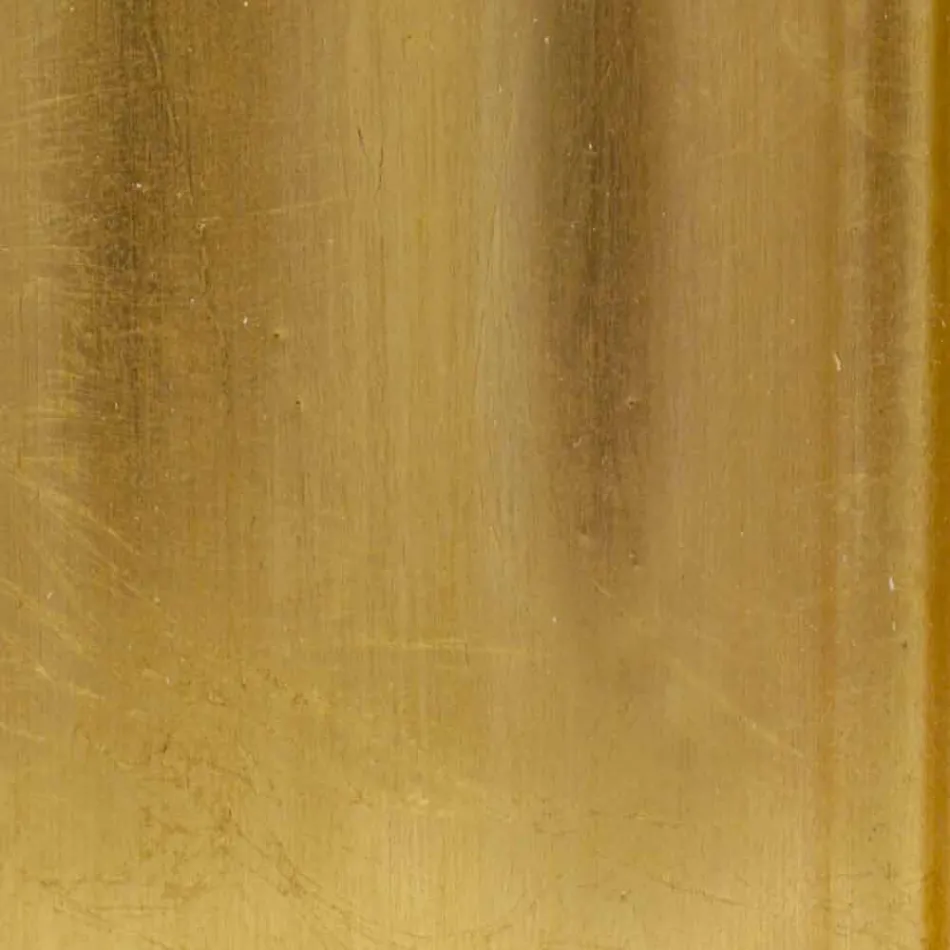 Pasqyrë mur argjendi ose ari e bërë në Itali Giuseppe Viadurini