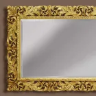 Pasqyrë mur prej druri me linja moderne të punuar me dorë në Itali Alex Viadurini