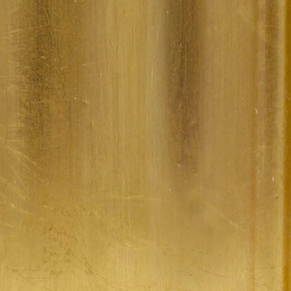 Pasqyrë muri drejtkëndor italian i punuar me dorë i bërë në Itali Simone Viadurini