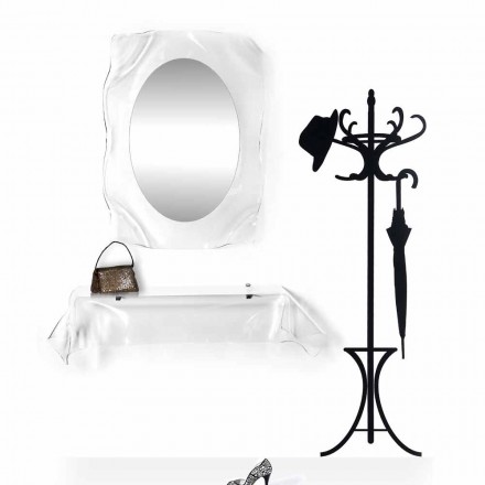 Pasqyrë murale me dizajn modern Diva, bërë në Itali Viadurini