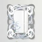 Dizajn Modern Pasqyrë Muri prej druri me drejtkëndëshe me ngjyra - Amalga Viadurini