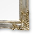 Pasqyrë me kornizë druri të dekoruar me dorë Prodhuar në Itali - Venus Viadurini