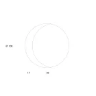 Pasqyrë me Etched Dove Grey Fund Xhami me llak Prodhuar në Itali - Rigon Viadurini