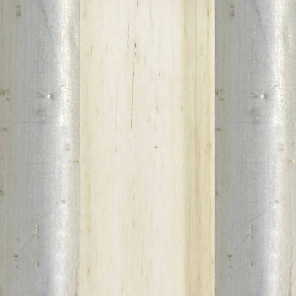 Pasqyrë mur argjendi, fildishi dhe ari prej druri të bërë në Itali Vittorio Viadurini