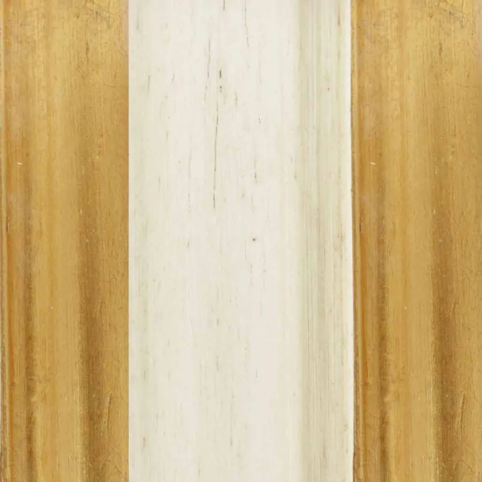 Pasqyrë mur argjendi, fildishi dhe ari prej druri të bërë në Itali Vittorio Viadurini