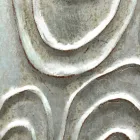 Pasqyrë muri ari, e bardhë dhe argjendi prej druri Eugenio e bërë në Itali Viadurini