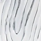 Pasqyrë muri ari, e bardhë dhe argjendi prej druri Eugenio e bërë në Itali Viadurini