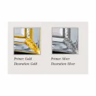 Pasqyrë mur argjendi / ari në dru, plotësisht i punuar me dorë në Itali, Samuele Viadurini