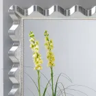 Pasqyrë muri me dizajn modern e zbukuruar me perla Lane Viadurini