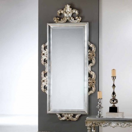 Pasqyrë muri me dizenjo djalë, 118x240 cm, prodhim Italie Viadurini