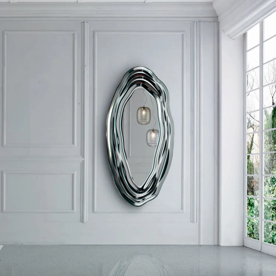 Pasqyrë me pasqyrë muri Kristal Prodhuar në Itali - Pescara Viadurini