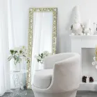 Pasqyrë muri në pleksiglas ari, argjendi ose bronzi me kornizë - nektar Viadurini