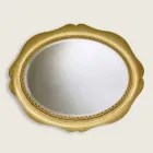 Pasqyrë muri prej druri bredhi të bërë në Itali Franco Viadurini