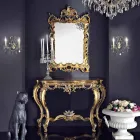 Pasqyrë muri prej druri dhe mdf e bërë në Itali tavolinë tastierë Andrea Andrea Viadurini