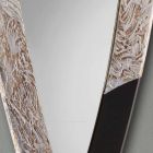 Pasqyrë murale moderne në fletë argjendi të bërë në Itali Urbino Viadurini