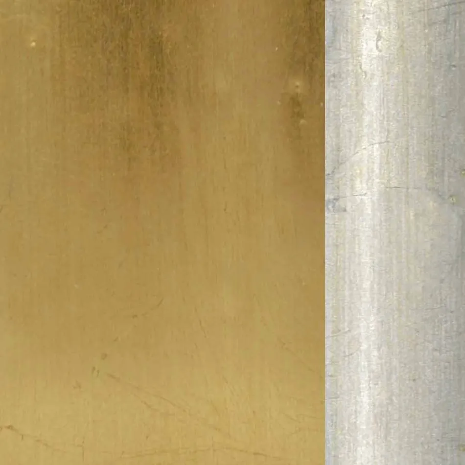 Pasqyrë druri pasqyrë me piedestalin e bërë në Itali Jonni Viadurini