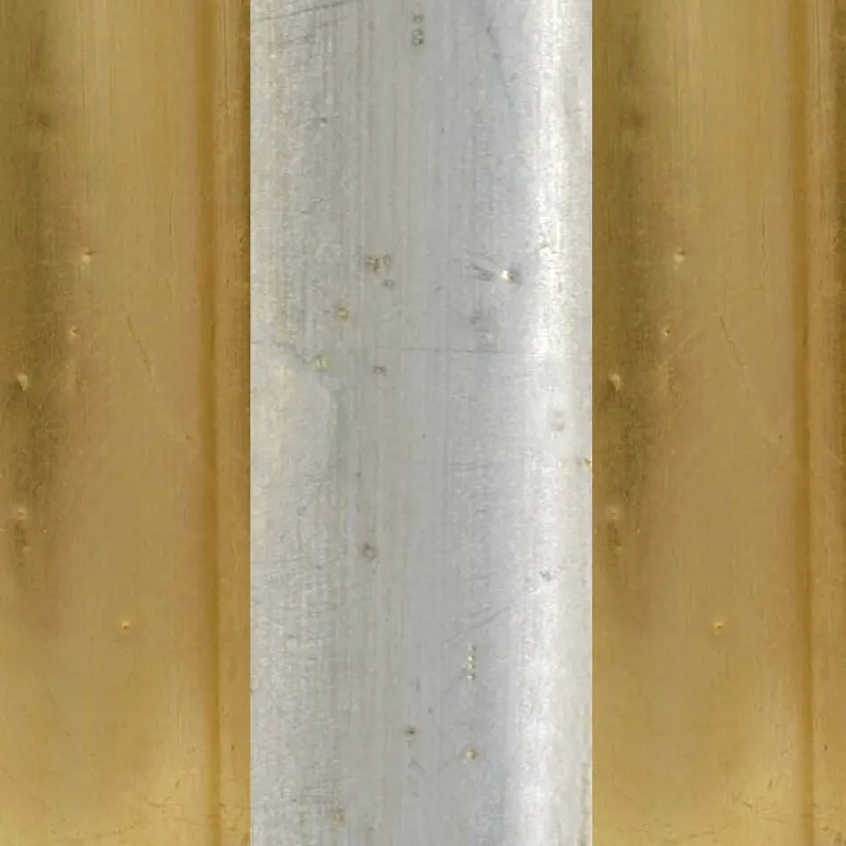 Pasqyrë druri pasqyrë me piedestalin e bërë në Itali Jonni Viadurini