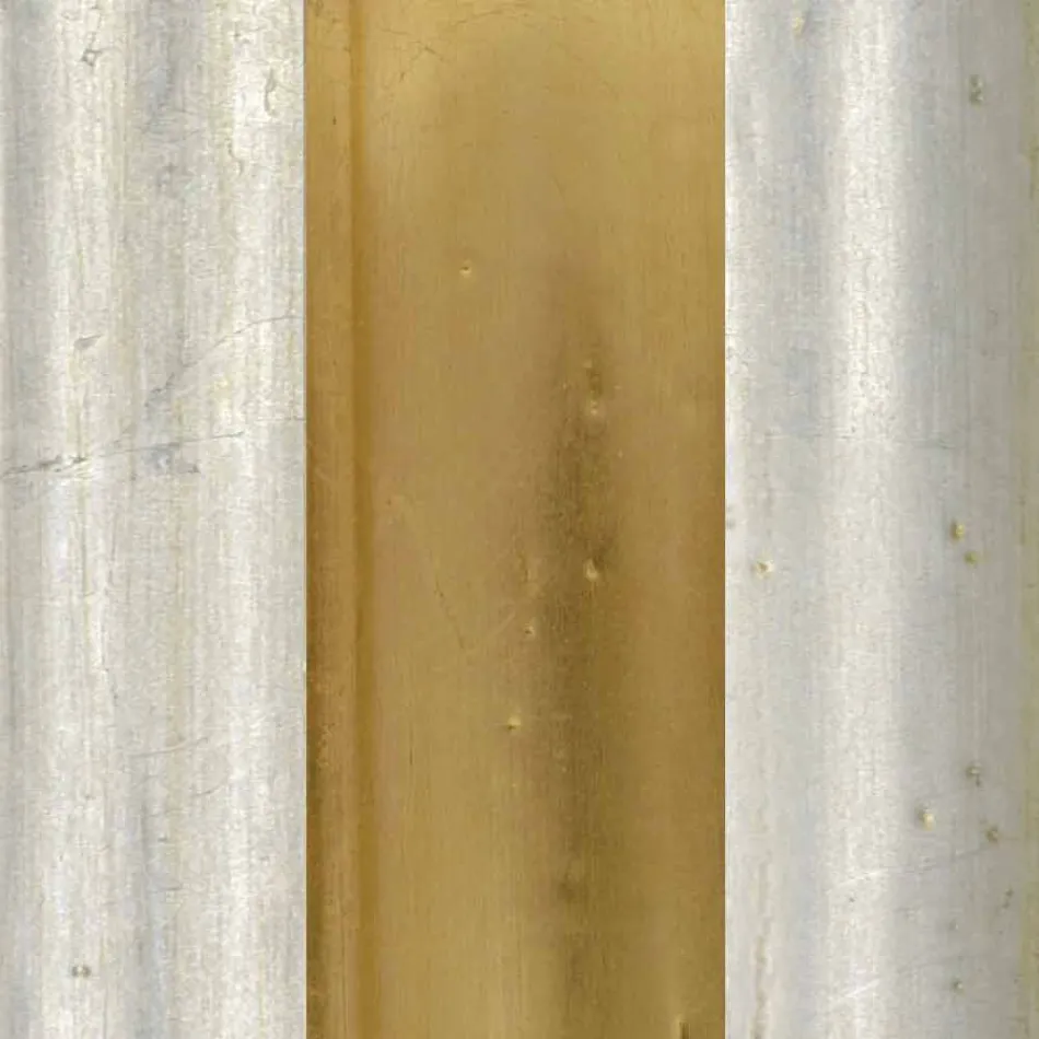 Pasqyrë druri pasqyrë me piedestalin e bërë në Itali Jonni Viadurini