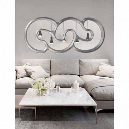 Pasqyrë muri punuar me dorë në Itali Teo Viadurini