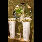 Pasqyrë mur modern me dizajn tre-dimensionale Diamant Viadurini