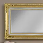 Pasqyrë mur moderne prej druri bredhi pasqyrë e bërë në Itali nga Carlo Viadurini