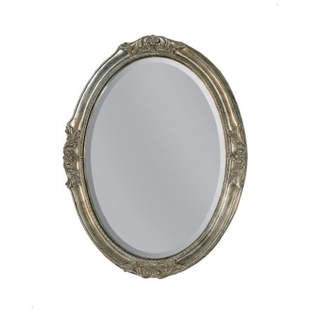 Pasqyrë ovale me pasqyrë tokësore Prodhuar në Itali - Avus Viadurini