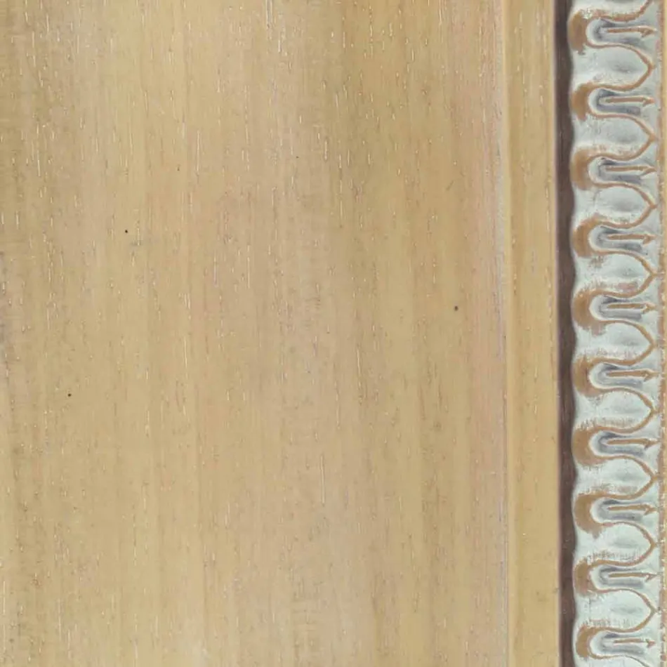 Pasqyrë mur prej druri të bërë me dorë të bërë në Itali Cristian Viadurini