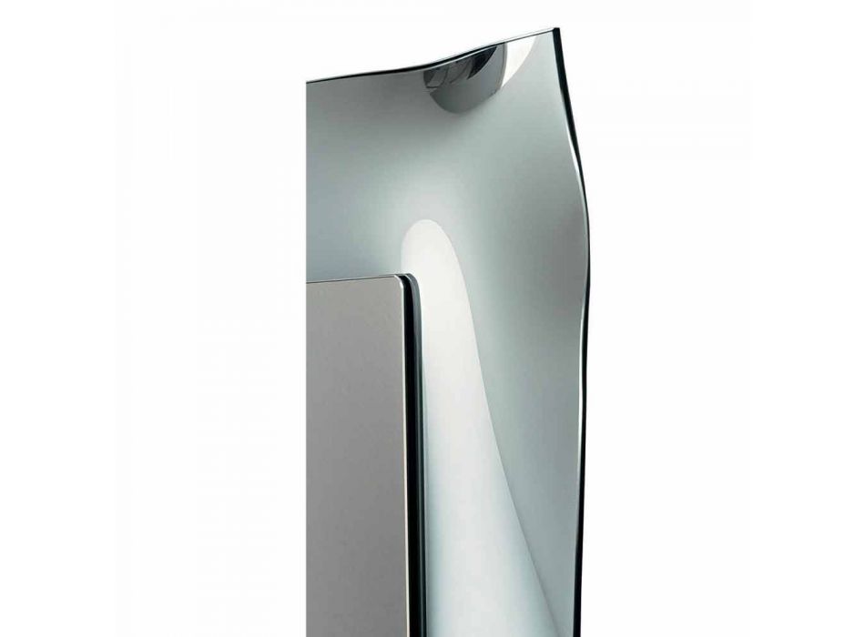 Pasqyrë me dizajn drejtkëndor me kornizë qelqi Prodhuar në Itali - Eclisse Viadurini