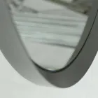 Pasqyra e murit të rrumbullakët me një kornizë të lakuar të modelit modern elegant - Odosso Viadurini