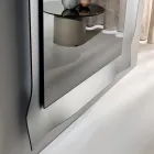 Pasqyrë me Kornizë të Formuar e Disponueshme në 3 Madhësi dhe 2 Ngjyra - Carolina Viadurini