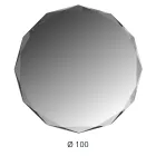 Pasqyrë e Gdhendur me Diamant me Skaje të Pjerrët - Excelsior Viadurini