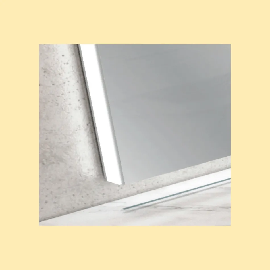 Pasqyrë me ndriçim mjedisor Prodhuar në Itali - Gogh Viadurini