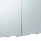 Pasqyrë kontejner me 3 dyer me 9 rafte të brendshme dhe ndriçim LED - Ratchet Viadurini