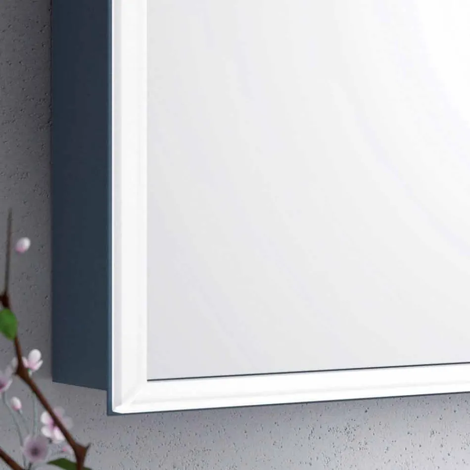 Pasqyrë në mur me 2 dyer moderne, ndriçim LED, Adele Viadurini