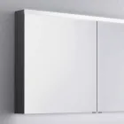 Pasqyrë e banjës me vaskë me dy dyer, dizajn modern, Carol Viadurini