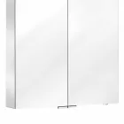 Pasqyrë muri me 2 dyer me dritë LED dhe bazat e energjisë - Bramo Viadurini