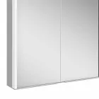 Pasqyrë muri në alumin me ndriçim LED - Demon Viadurini