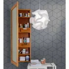 Pasqyrë ruajtëse muri me dushqe me rafte dhe sirtarë të brendshëm - Ralio Viadurini