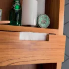 Pasqyrë ruajtëse muri me dushqe me rafte dhe sirtarë të brendshëm - Ralio Viadurini