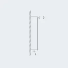 Kabinet pasqyre Carol me 3 dyer dhe drita LED Viadurini