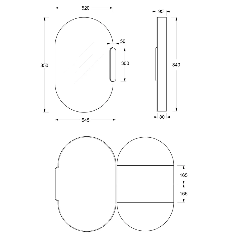 Enë Pasqyre Qeramike në Ngjyra të Ndryshme Prodhuar në Itali - Girl Viadurini